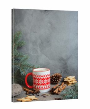 Winter coffee and cookies