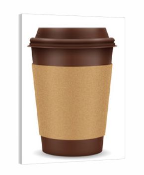 paper cup for coffee stock vector illustration