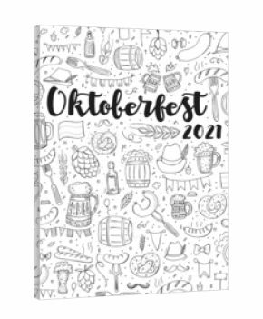 Oktoberfest 2021 - Beer Festival. Hand-drawn Doodle Elements. Set of elements.