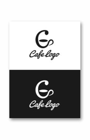 This logo has a classic elegant style with a combination of the letter C and a cup, for a cafe logo with the initial letter C.