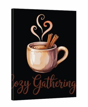 Cogy Gatherings A Thanksgiving illustration T-shirt Design 