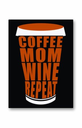 This Mom Is Awesome After a Cup Of Coffee T-Shirt Design