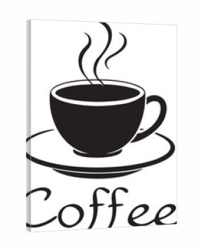 Classic Coffee Cup Logo with Steam and Elegant Lettering Design, Perfect for Cafes
