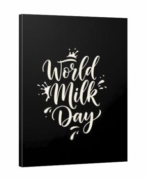 World milk day celebration design for posters and cards