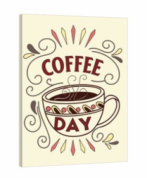 International Coffee Day Lettering Design