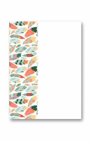 Composite image of lcolorful leaf pattern