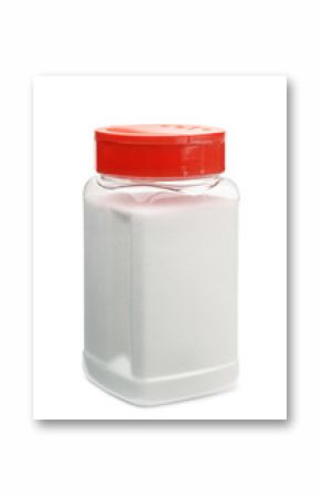 Plasic container of table salt 