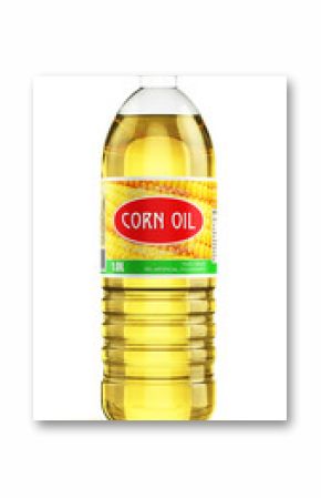 Plastic bottle with corn oil