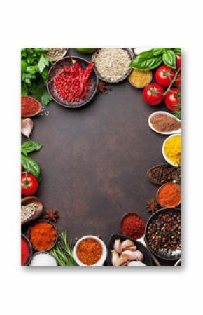 Various spices and herbs