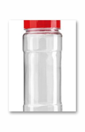 Empty jar for seasoning isolated on white background with clipping path.