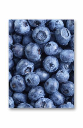 fresh washed blueberries from above