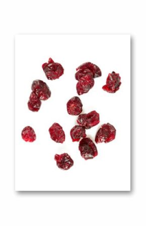 dried cranberry isolated on white