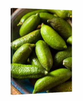 Raw Organic Green Finger Limes