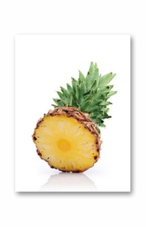Fresh ripe cut juicy pineapple for healthy nutrition