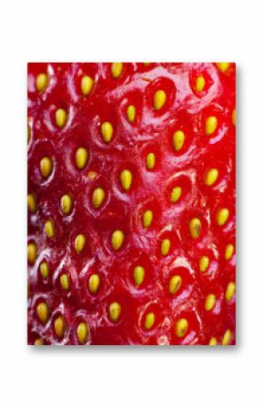 The texture of strawberries.