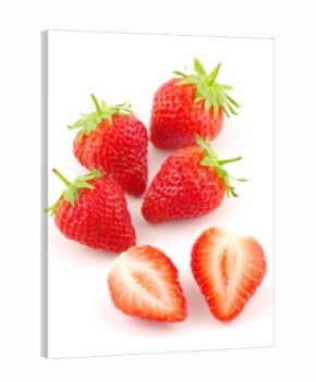 fraise tranchée et quatres fraises