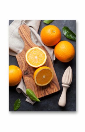 Fresh orange fruits
