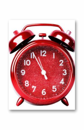 PNG Red alarm clock icon white background furniture deadline.