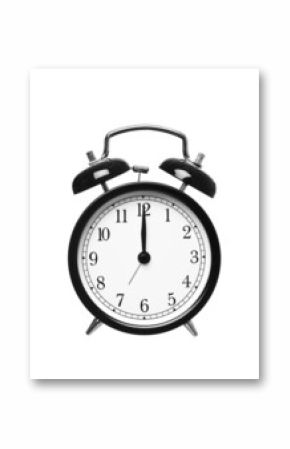 Alarm clock shows Twelwe o`clock