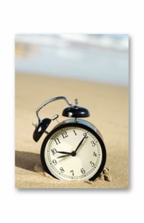 alarm clock on the beach