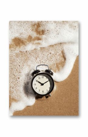 alarm clock on the beach