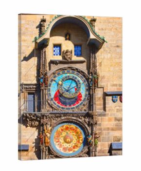 The famous astronomical clock in Prague
