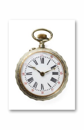 Antique clock from the beginning of the 20th century with elegant ornamentation. 