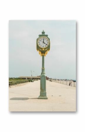 Wise Clock (Riis Park Memorial Clock), at Jacob Riis Park, in the Rockaways, Queens, New York City