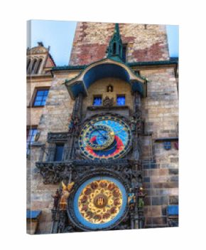 Astronomical clock Orloj in Prague, the capital of Czech Republic.
