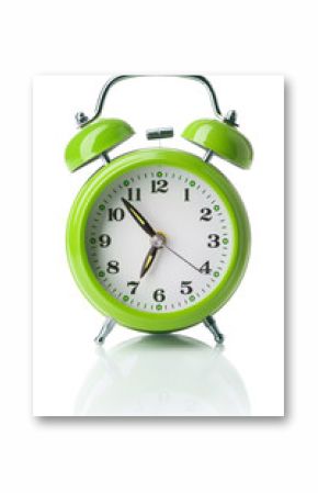 Alarm clock isolated on white background