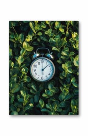 Clock in bush