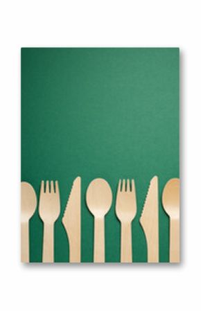 Disposable wooden cutlery