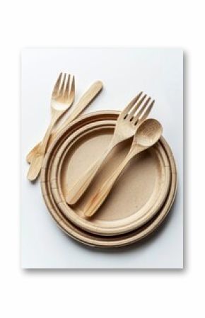 Biodegradable plates and cutlery