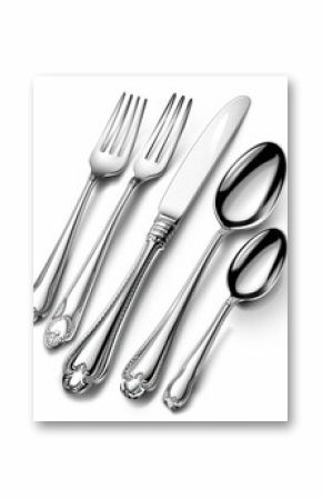 Elegant Silverware Set