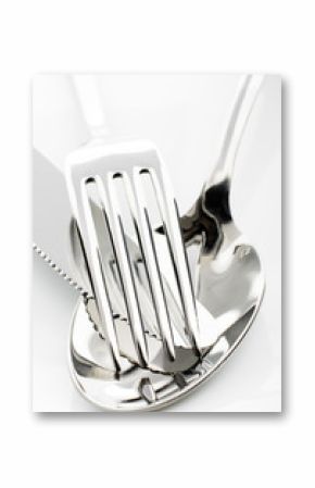 fork, knife and spoon close up shoot