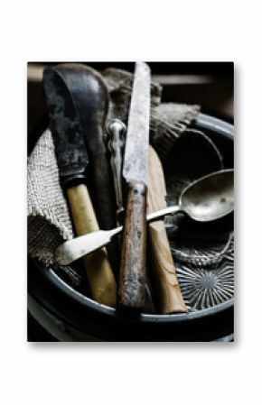 Vintage cutlery props.