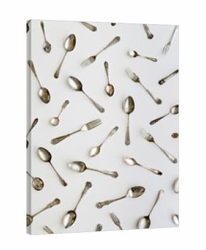 Vintage cutlery background