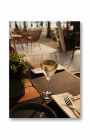 Dining table detail