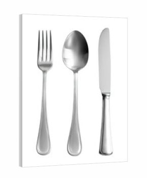Three classic silver cutlery pieces