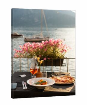 Romantic Italian Dinner by Lake Como at Sunset 