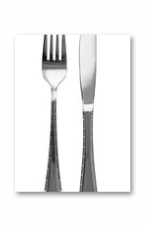Fork, knife isolated