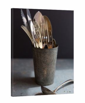 Vintage silver cutlery