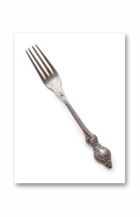 Old silver fork