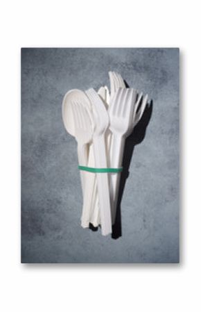 Disposable plastic cutlery