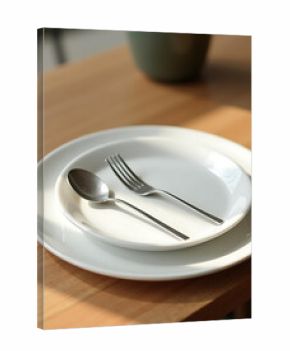 plate and cutlery