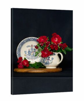 Still Life with a Milk Pot and Roses