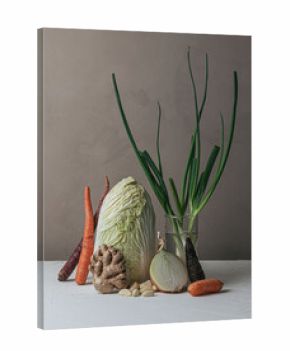 Still life of vegetables