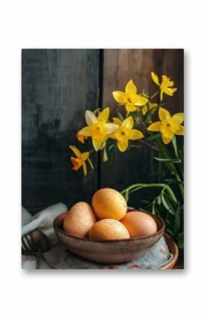 eggs and daffodil 