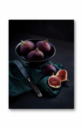 Still life mit frischen Feigen