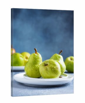 Sweet green pears